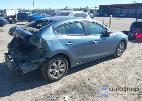2015 Mazda Mazda3 I Sv из США, поврежденный, VIN JM1BM1T70F1235383